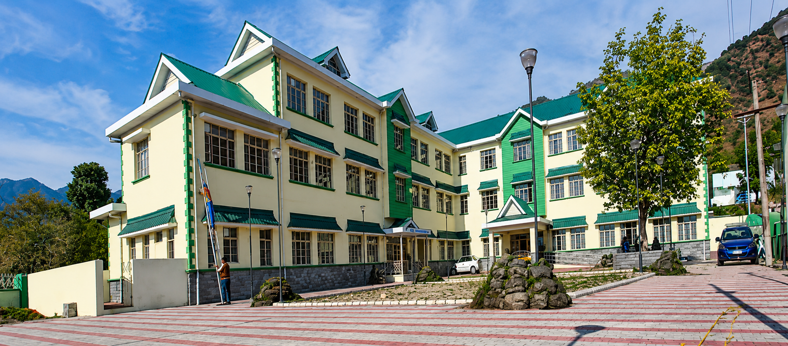 Panoramic View of Morning Assembly 